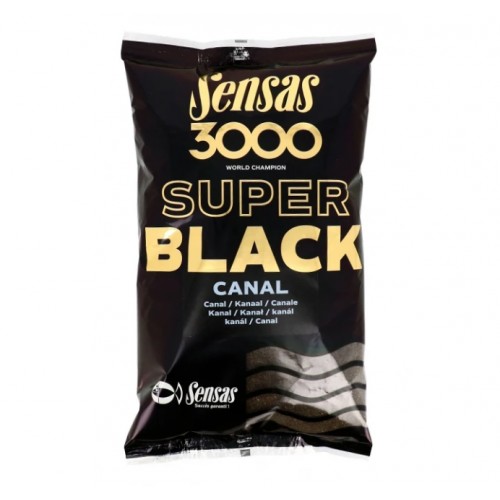 Jaukas SENSAS 3000 Super Black CANAL 1kg